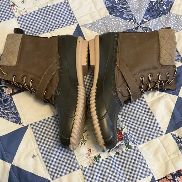 Maurices Brown and Black Ankle Boots - Picture 3 of 6